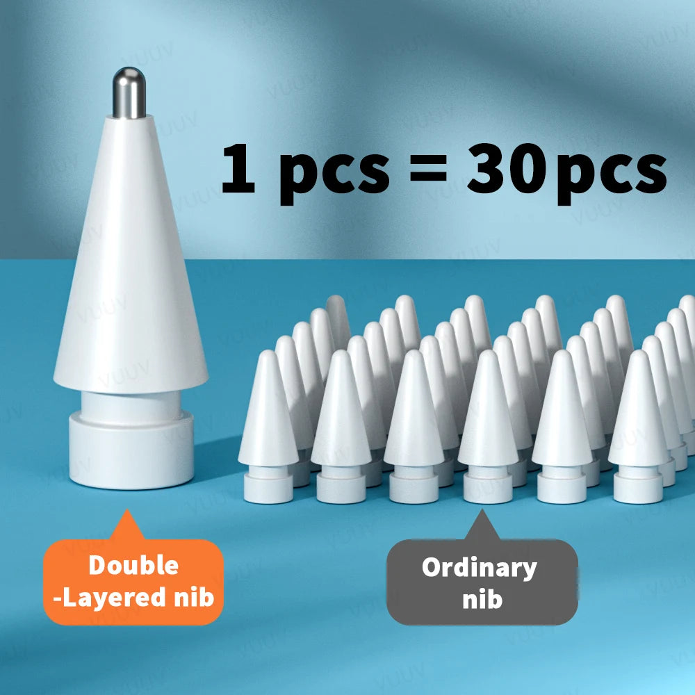 VUUV Apple Pencil Tips: Soft & Hard, 3pcs Set