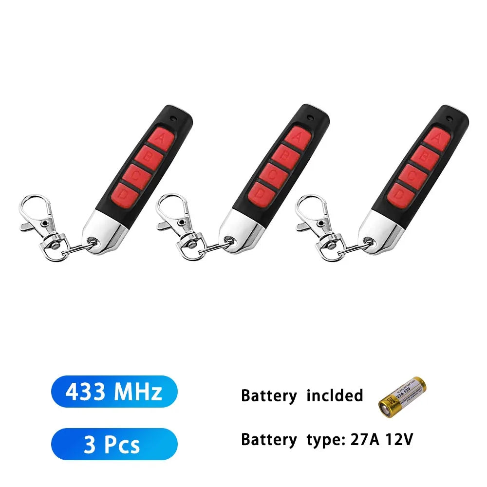 Control remoto inalámbrico clon RF, control de puerta eléctrica, control remoto de 433mhz para puerta de garaje, bomba de agua con control remoto