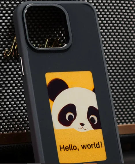 Funda iPhone E-Ink con Proyección NFC - Pantalla Inteligente 4 Colores
