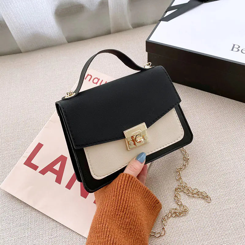 Retro Chic Contrast Bags for Women