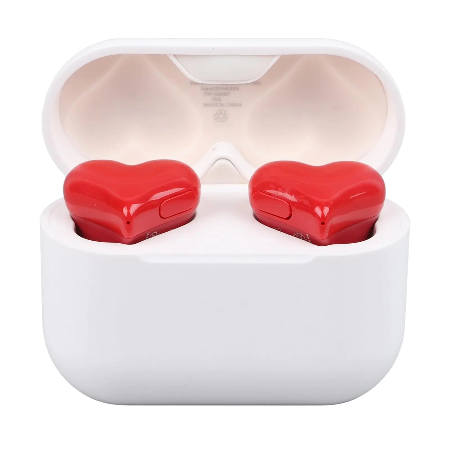 Auriculares GOWENIC Estéreo con Bluetooth, Diseño en Forma de Corazón con Cancelación de Ruido y 3 Pares de Auriculares para Teléfono y Portátil