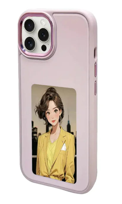 Funda iPhone E-Ink con Proyección NFC - Pantalla Inteligente 4 Colores