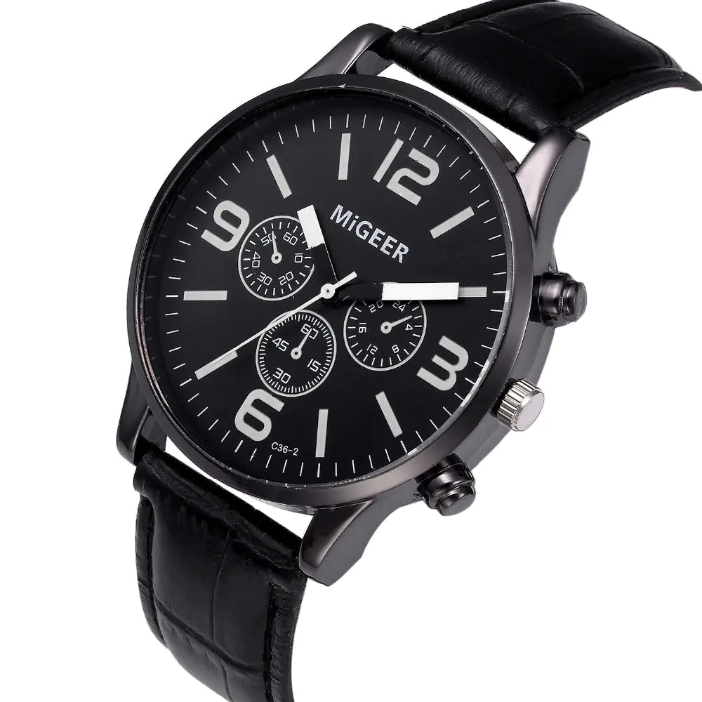 PulseChron Men's Quartz Digital Watch