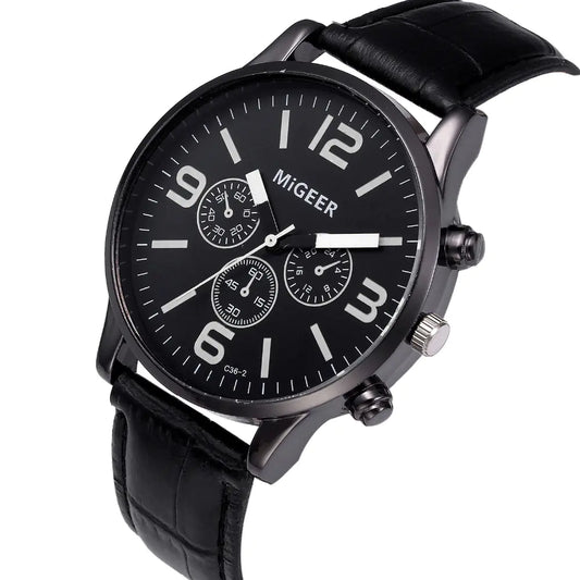PulseChron Men's Quartz Digital Watch