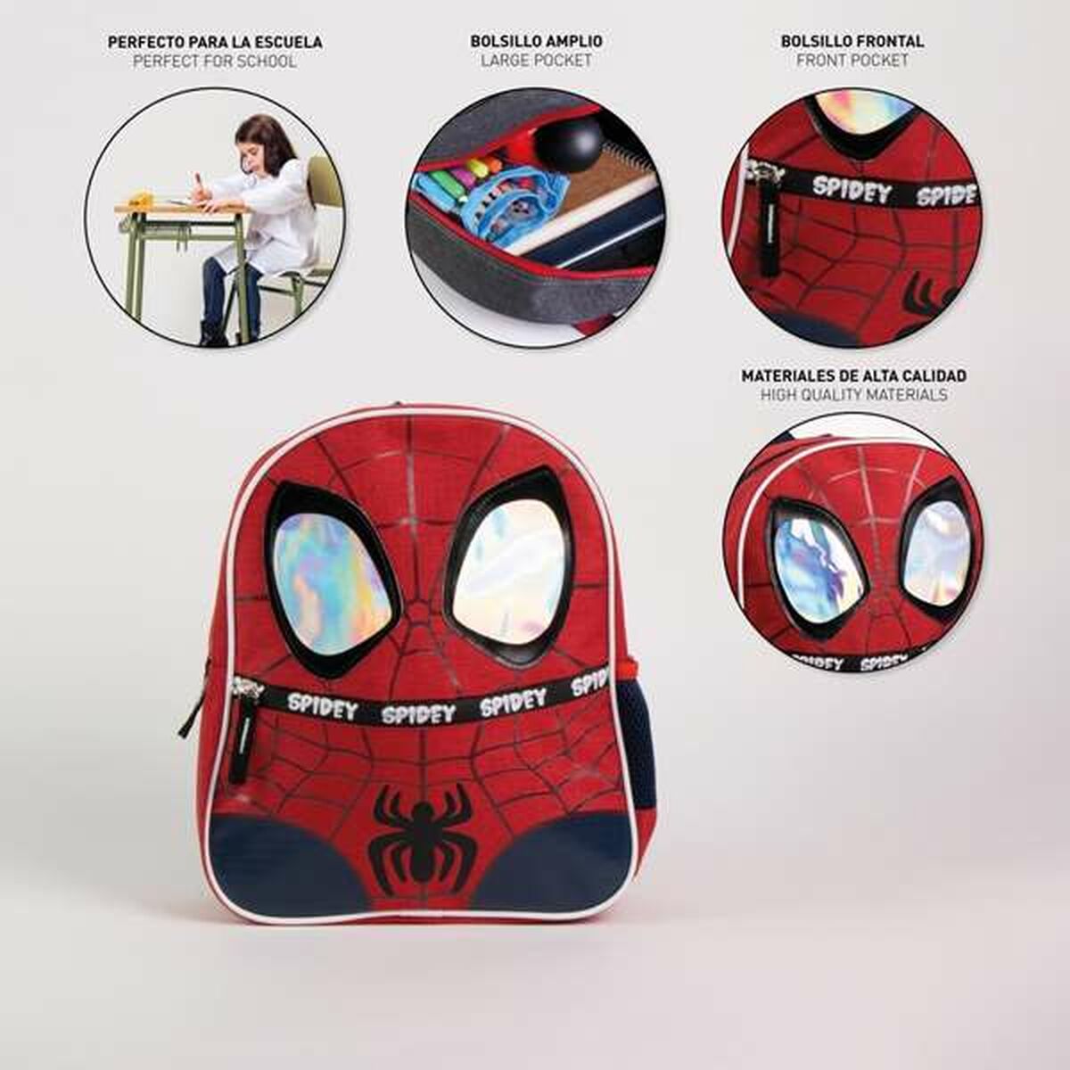 School Bag Spidey Red-3