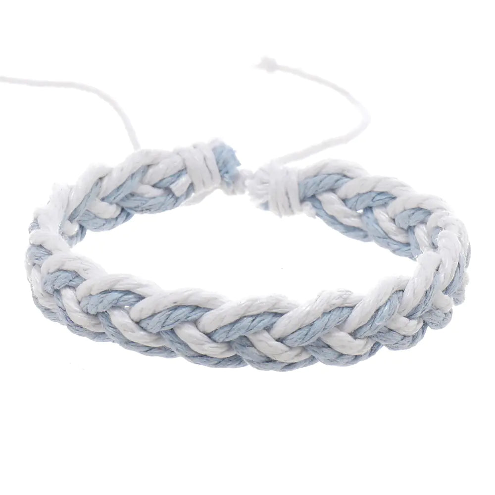 Artisanal Woven Charm Bracelet