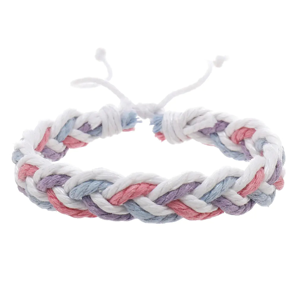Artisanal Woven Charm Bracelet