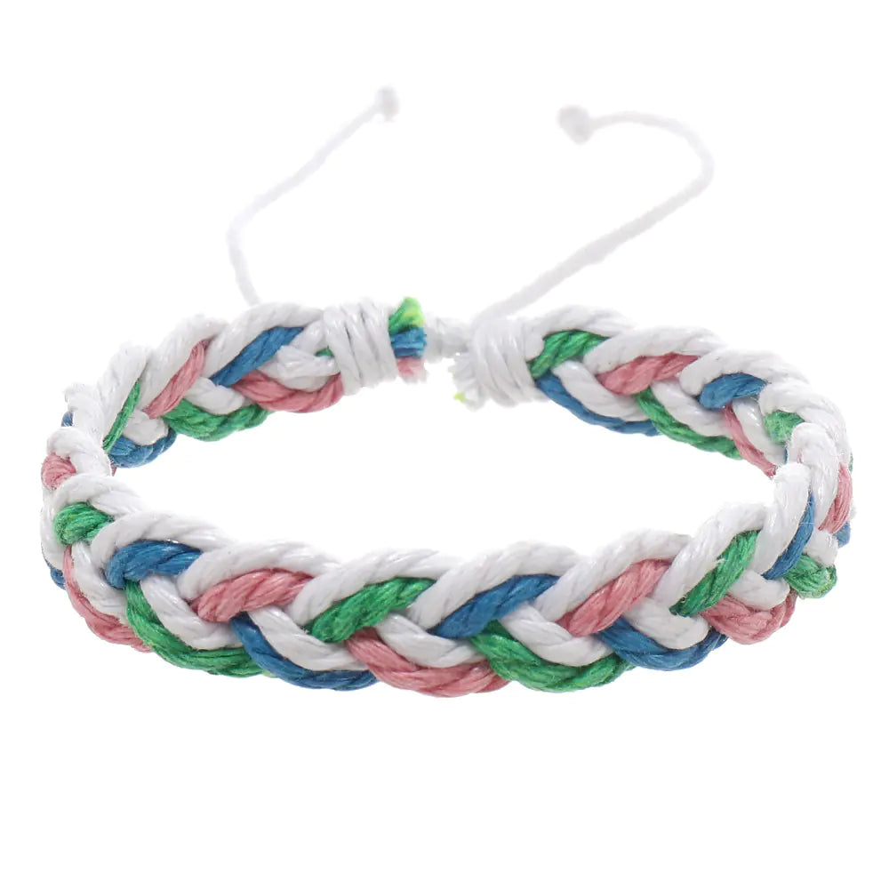 Artisanal Woven Charm Bracelet