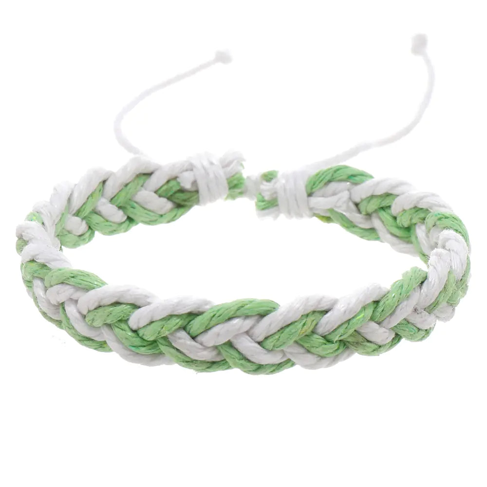 Artisanal Woven Charm Bracelet