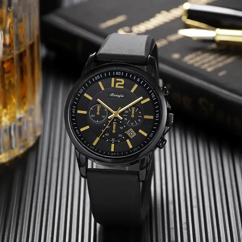 PulseChron Men's Quartz Digital Watch