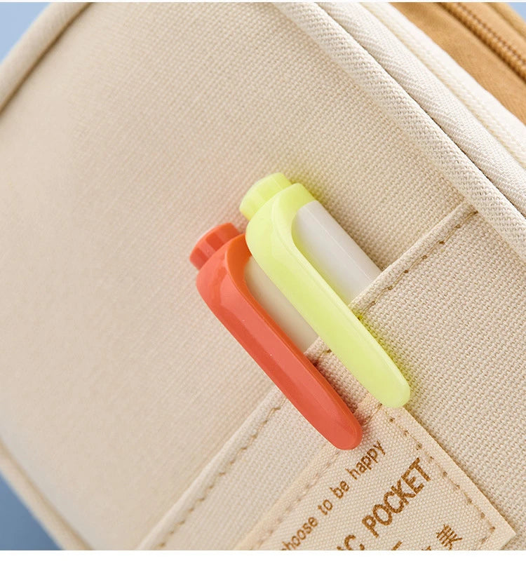 Estuche Escolar Premium - Gran Capacidad Canvas