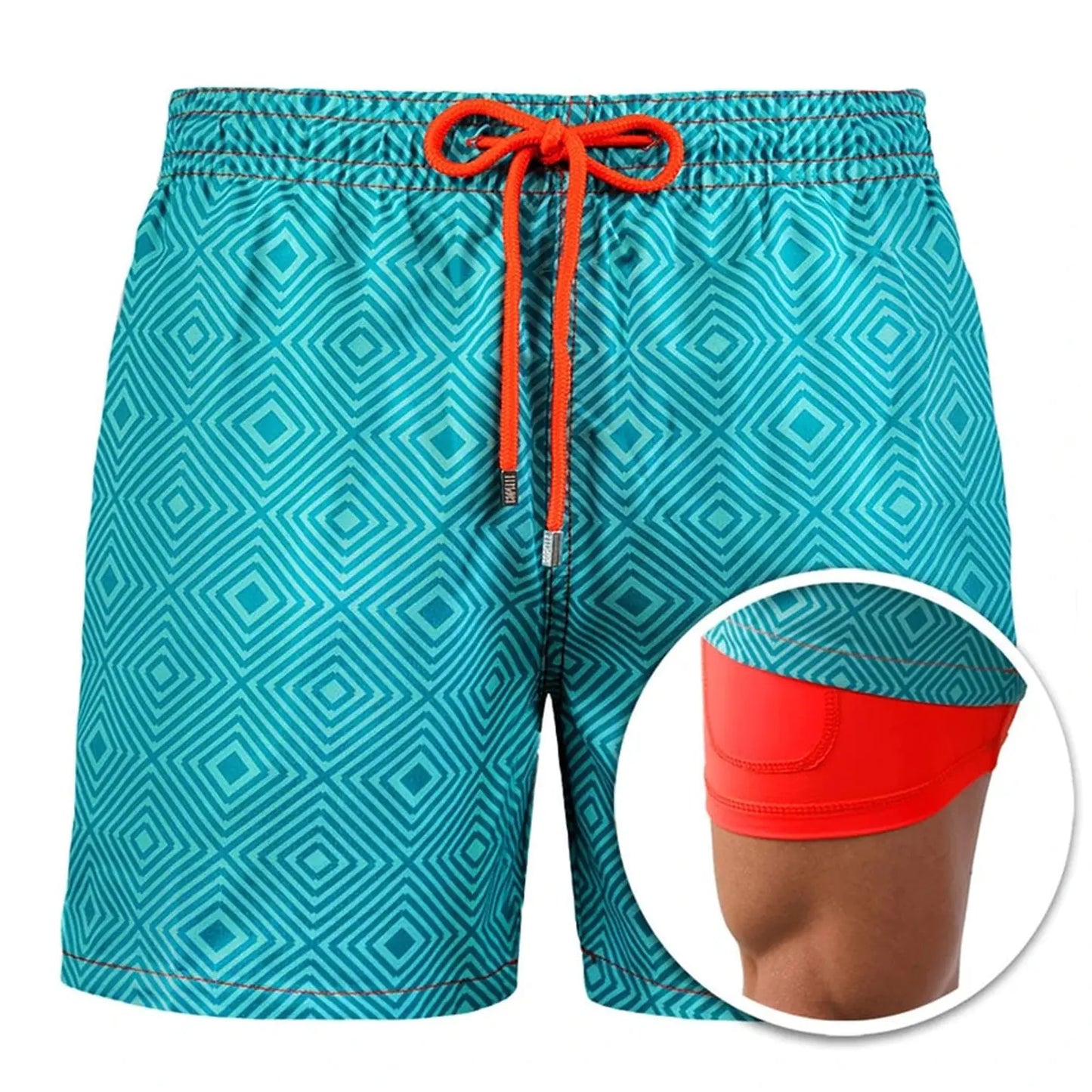 DualPrint Men's Beach & Sport Shorts