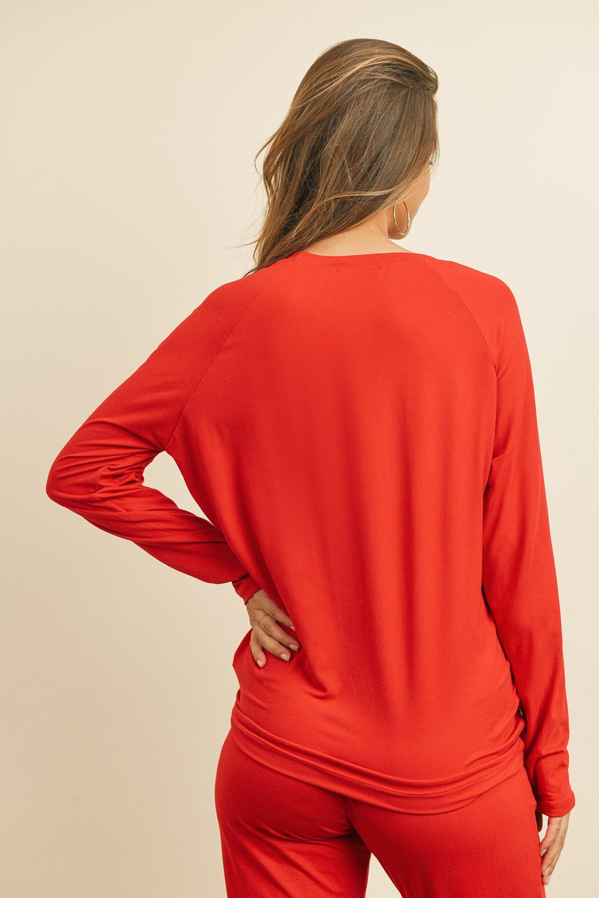 Conjunto Top y Jogger Sólido con Auto-Ajuste