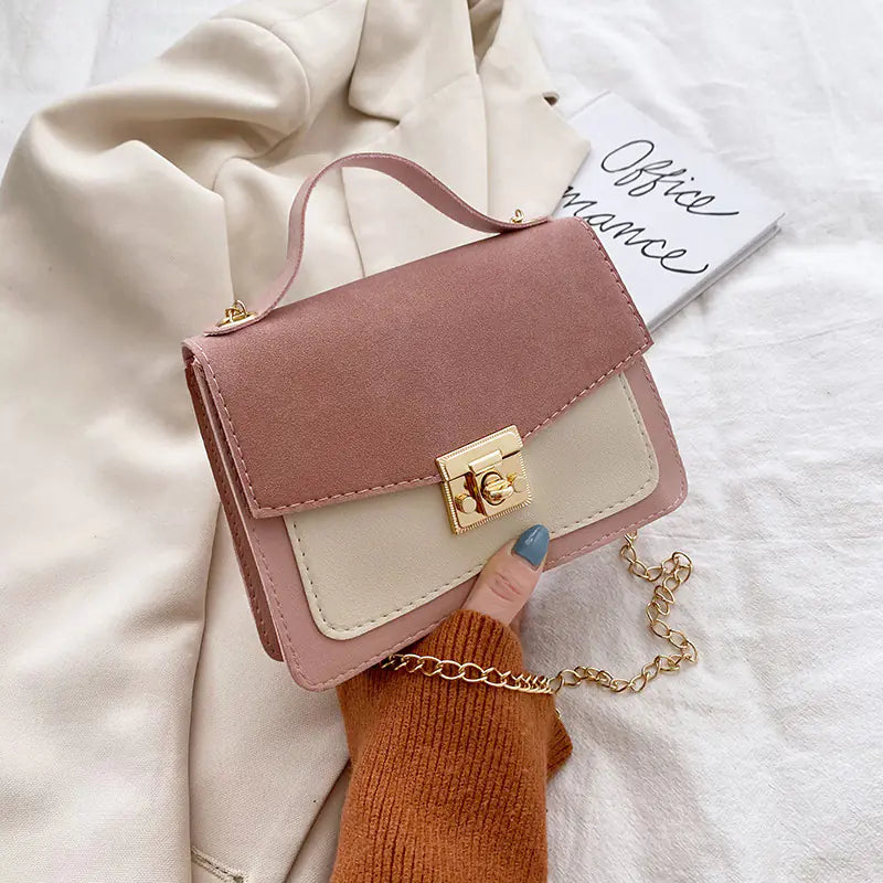 Retro Chic Contrast Bags for Women
