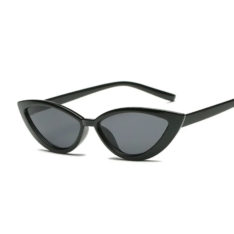 Nuevas gafas de sol vintage de ojo de gato negro para mujer