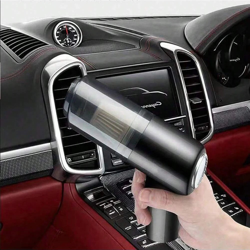 Aspiradora 3 en 1 USB Recargable - Portátil Coche y Hogar con Soplador