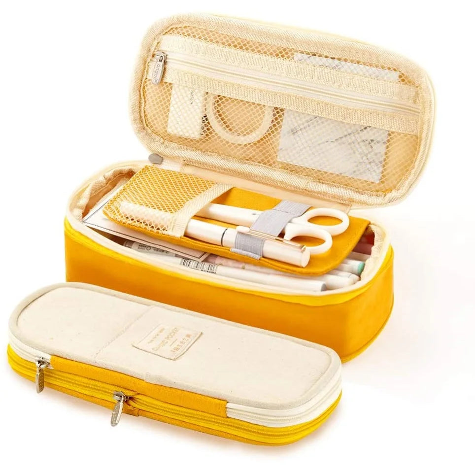 Estuche Escolar Premium - Gran Capacidad Canvas