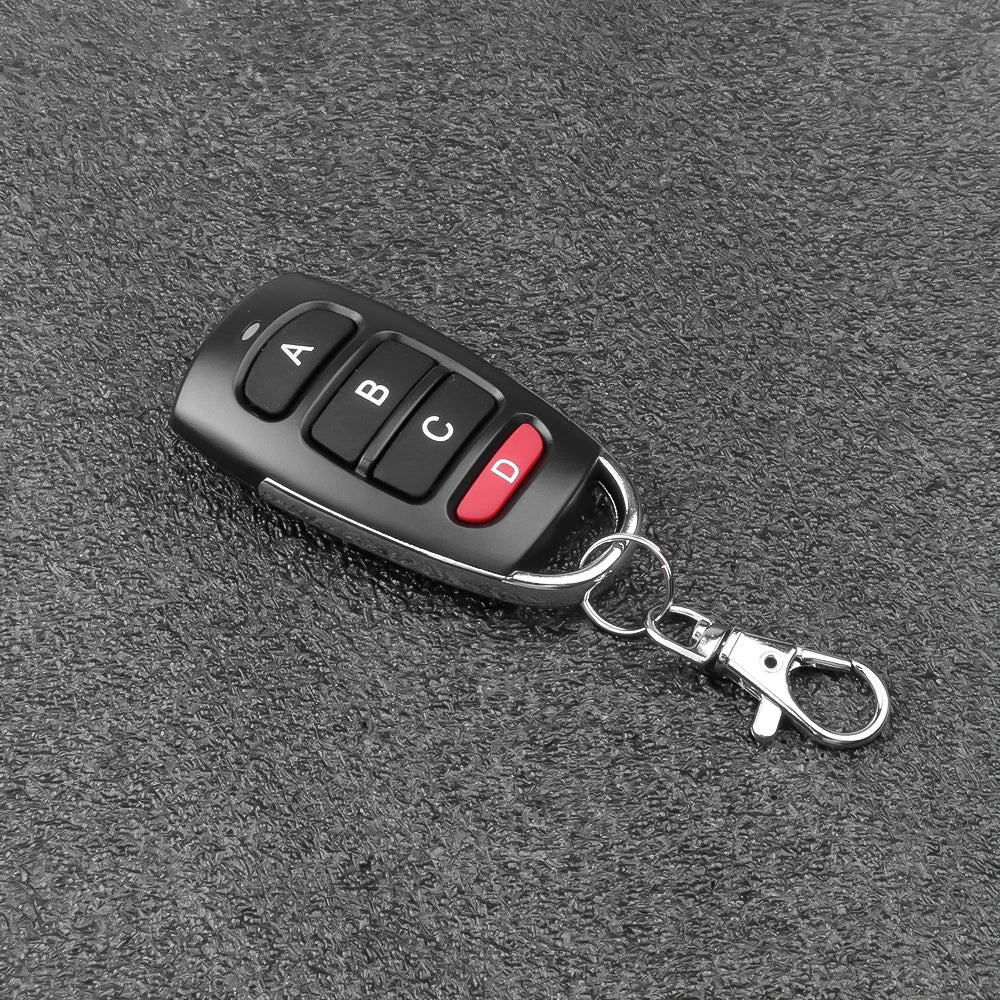 Copia de Control remoto de 433Mhz, 4 canales, 315MHz, función clonada, transmisor RF, duplicador de clonación automática, reemplazo de llave para puerta de garaje