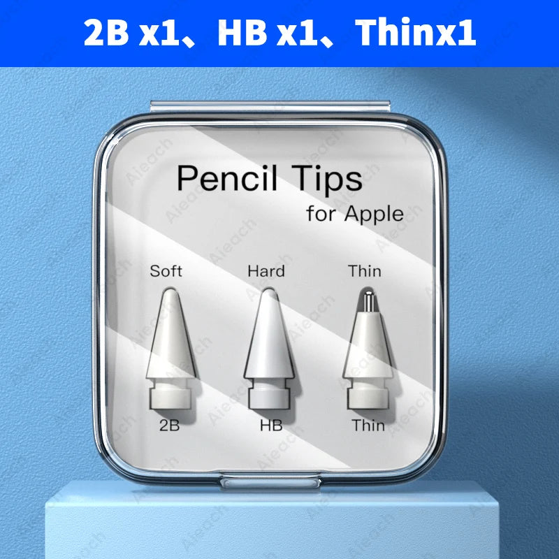 VUUV Apple Pencil Tips: Soft & Hard, 3pcs Set