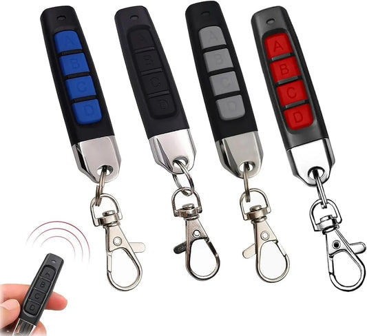 Mando a distancia Universal para puerta de 433MHz, 4 teclas, copia de garaje, clonación de Control remoto, mando a distancia para puerta eléctrica, llave duplicadora