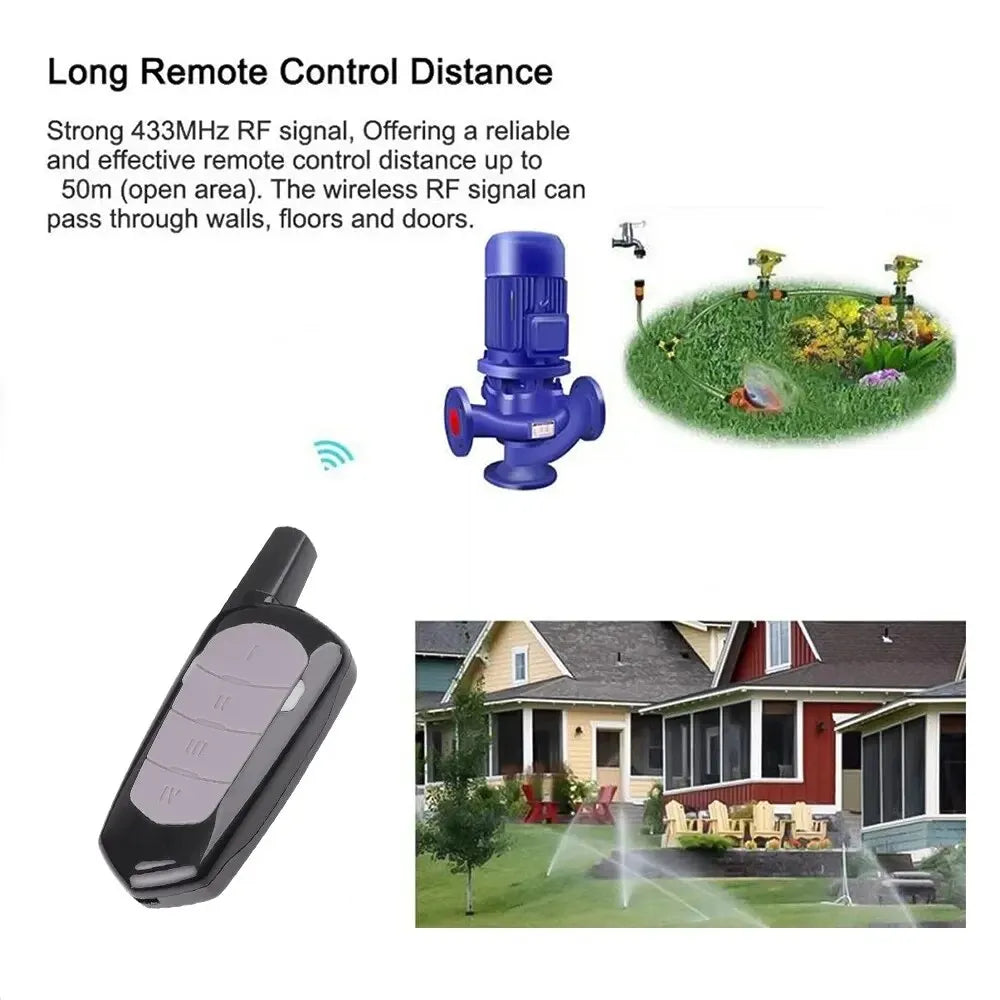 Duplicador Garaje 433MHz - Código Rodante y Fijo