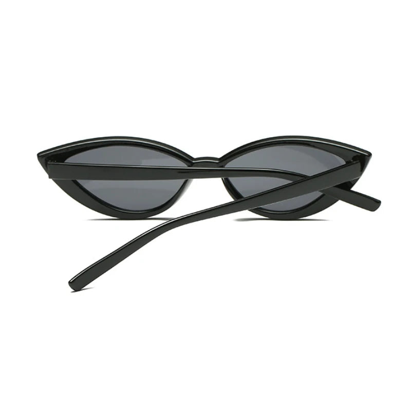 Nuevas gafas de sol vintage de ojo de gato negro para mujer