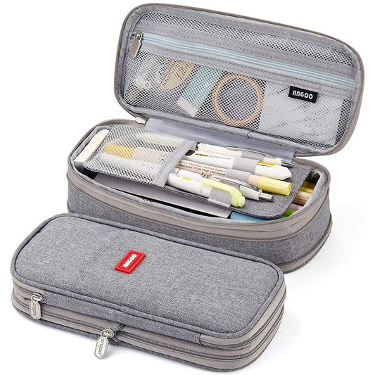 Estuche Escolar Premium - Gran Capacidad Canvas