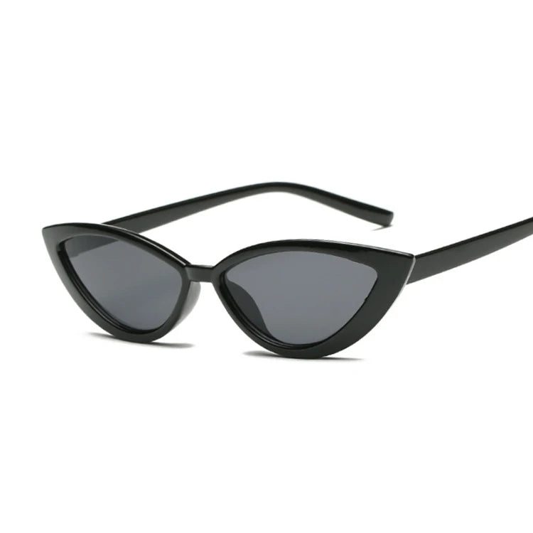 Nuevas gafas de sol vintage de ojo de gato negro para mujer