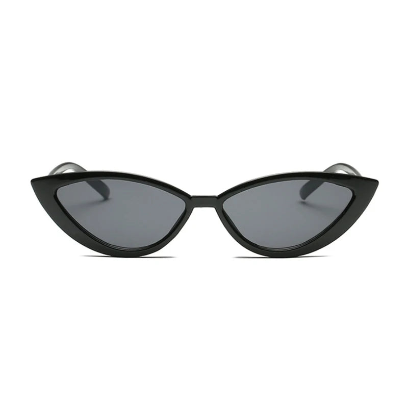 Nuevas gafas de sol vintage de ojo de gato negro para mujer