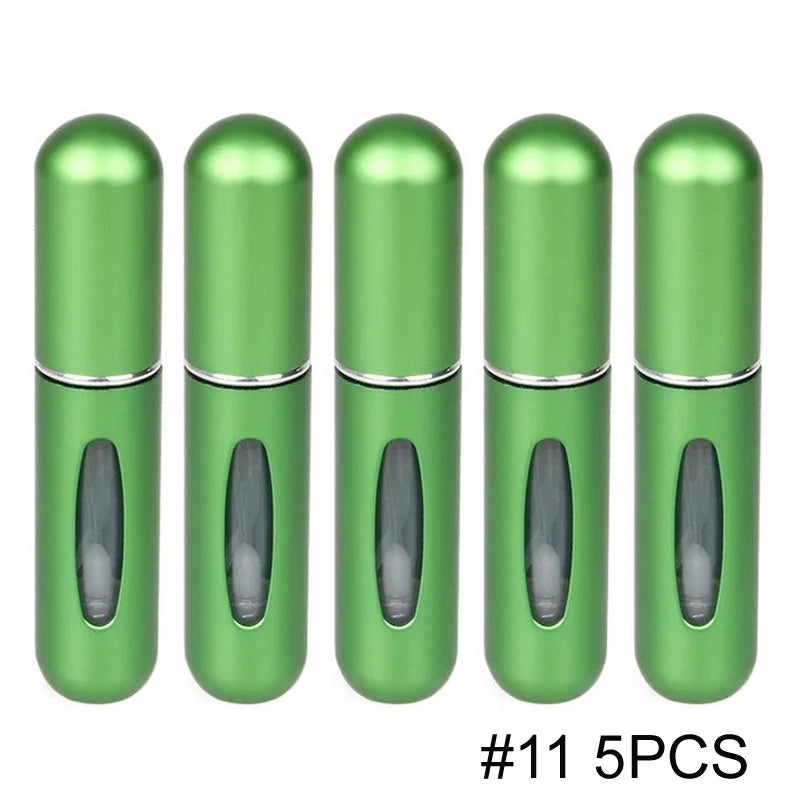 Atomizador Perfume Portátil 5ml - Mini Botella Recargable Viaje (Pack 1/5/10)