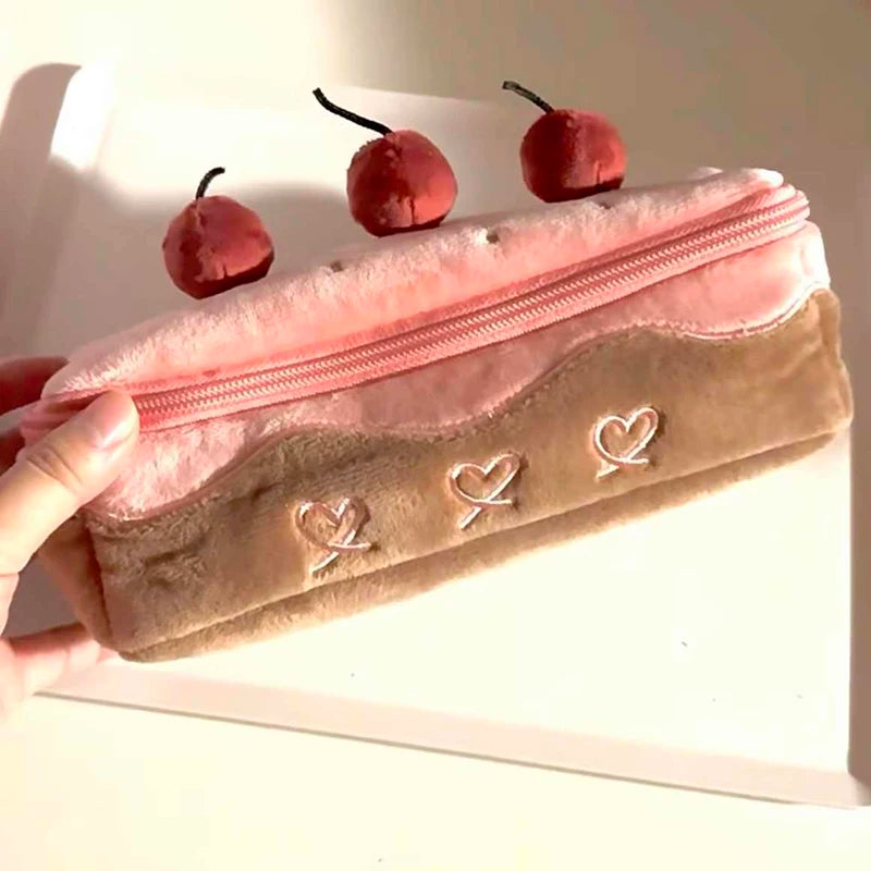 Caja de lápiz de nicho extraña Caja de lápiz de peluche lindo animal Capibala de cartón de rana estudiante Caja de lápiz de escritorio de escritorio de la casa de almacenamiento