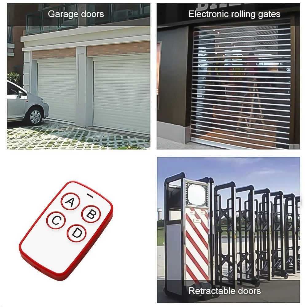 Control Remoto 433MHz Garaje - Clonador Automático 4 Teclas