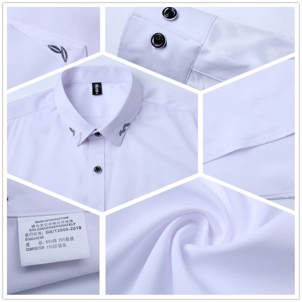 Camisa Formal Clásica BROWON para Hombre Elegante