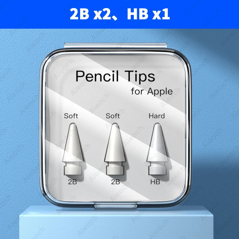 VUUV Apple Pencil Tips: Soft & Hard, 3pcs Set