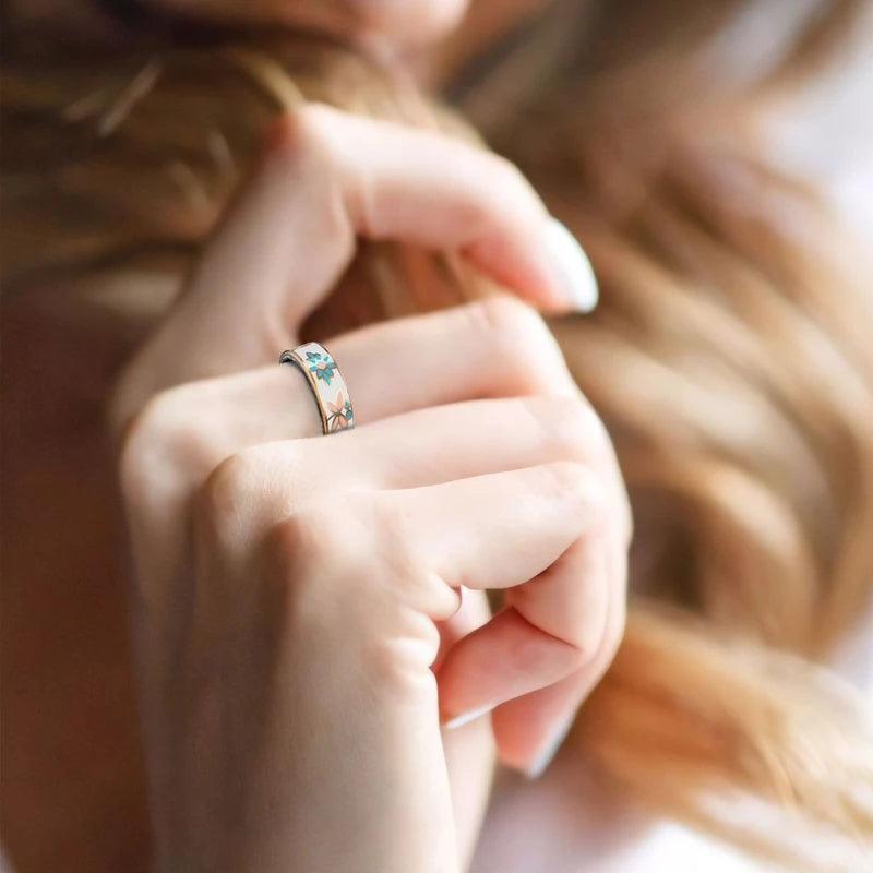 Anillos inteligentes a Color, monitoreo de salud, frecuencia cardíaca, oxígeno en sangre, presión arterial, anillo multifuncional adecuado para Android 5,1 IOS 8,0