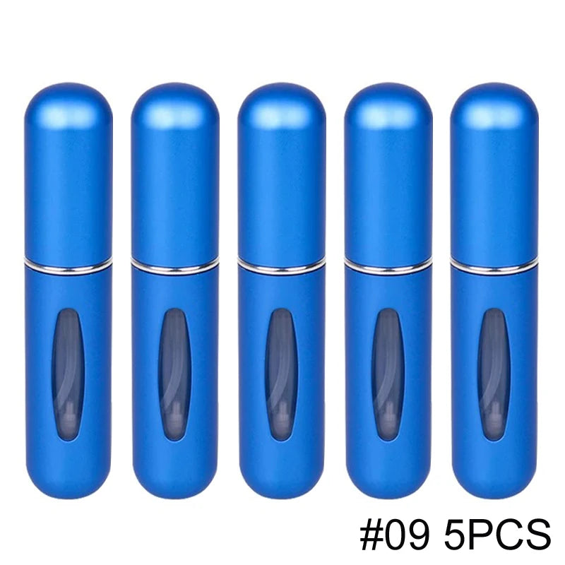 Atomizador Perfume Portátil 5ml - Mini Botella Recargable Viaje (Pack 1/5/10)