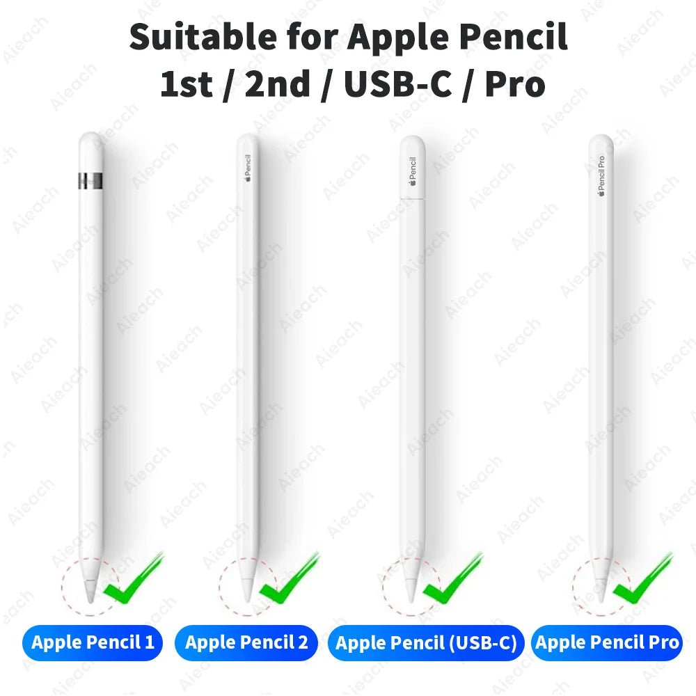 VUUV Apple Pencil Tips: Soft & Hard, 3pcs Set