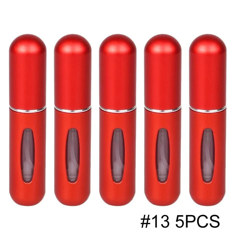 Atomizador Perfume Portátil 5ml - Mini Botella Recargable Viaje (Pack 1/5/10)