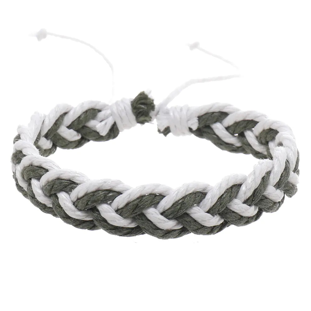Artisanal Woven Charm Bracelet