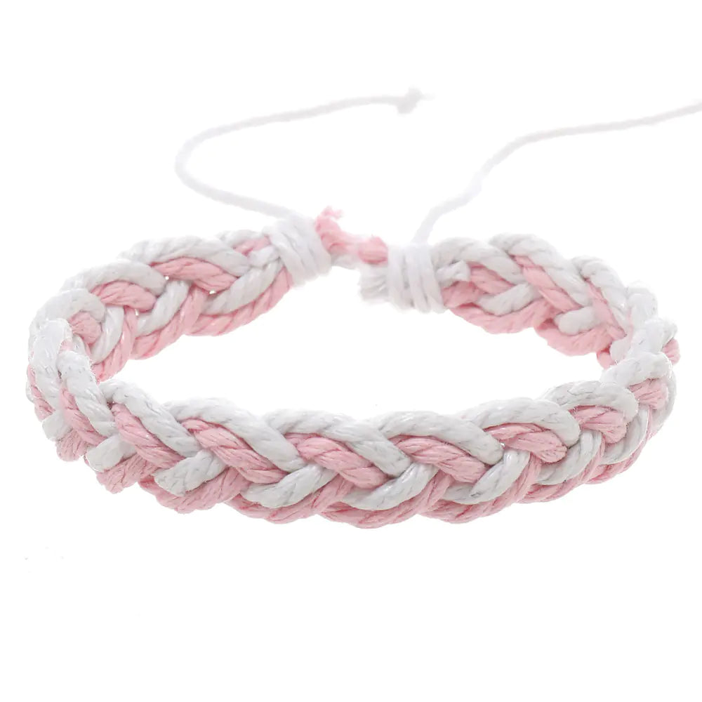 Artisanal Woven Charm Bracelet