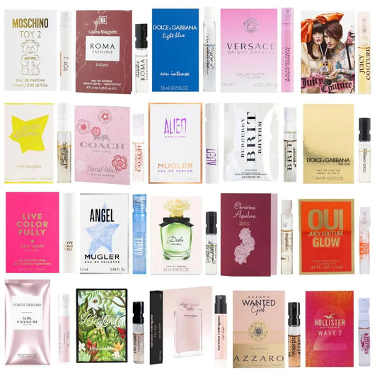 Set de Muestras de Perfumes Infinite Scents para Mujer - 8 Marcas de Fragancias de Diseñador