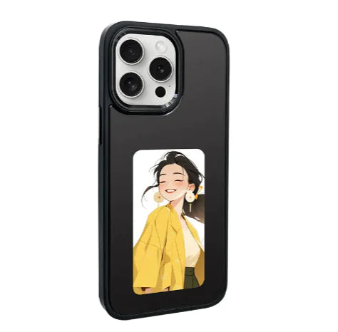 Funda iPhone con Pantalla E-Ink NFC y Soporte - Tecnología Avanzada