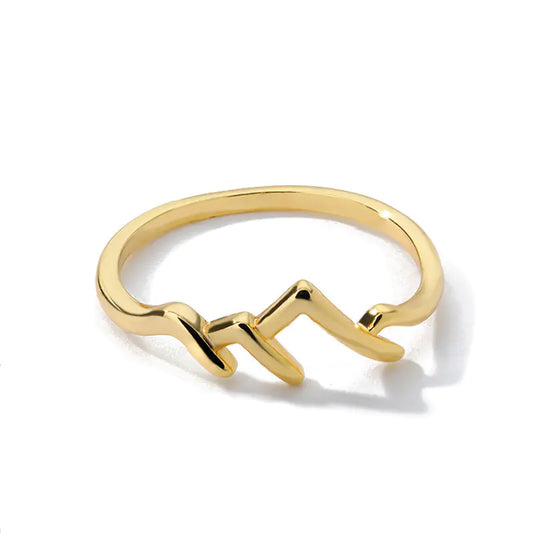 SummitRing: Sleek Mountain-Inspired Band