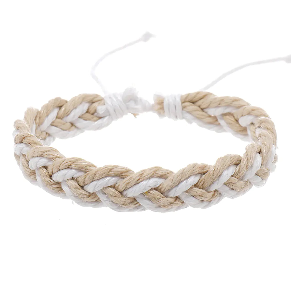 Artisanal Woven Charm Bracelet