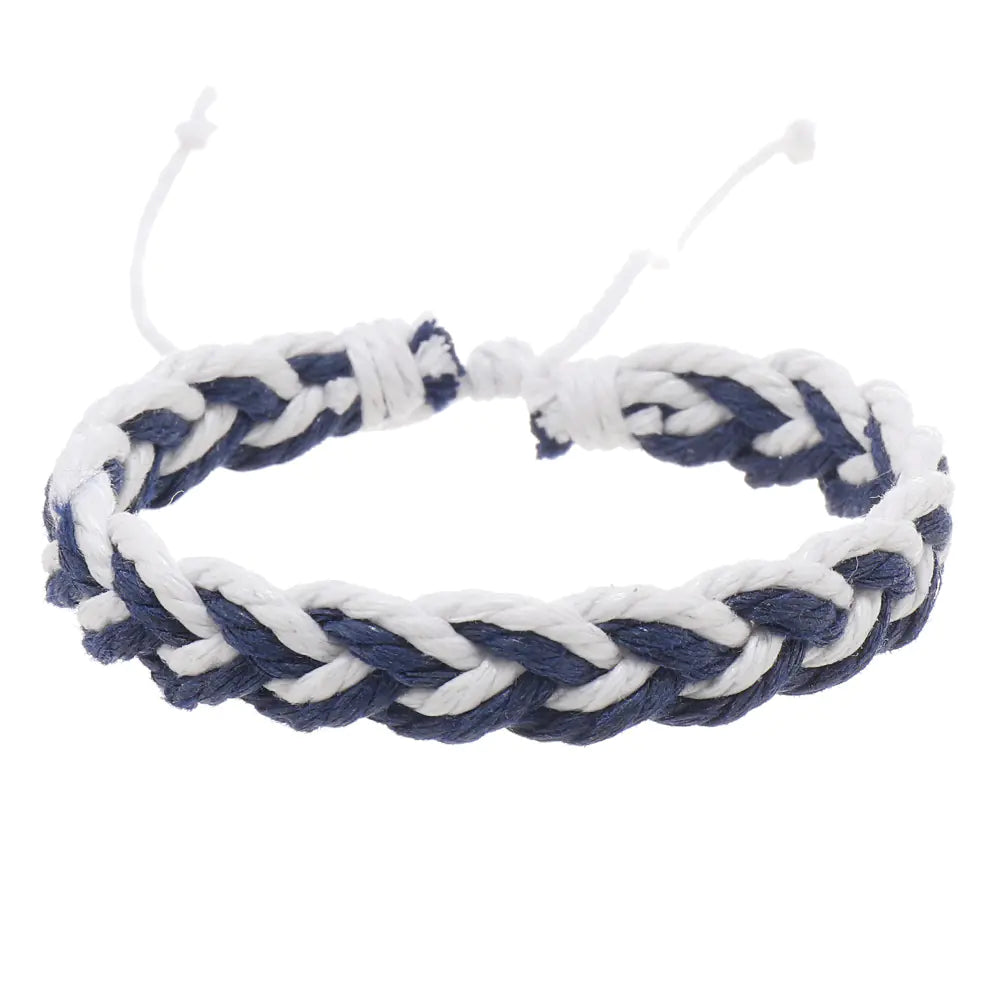 Artisanal Woven Charm Bracelet