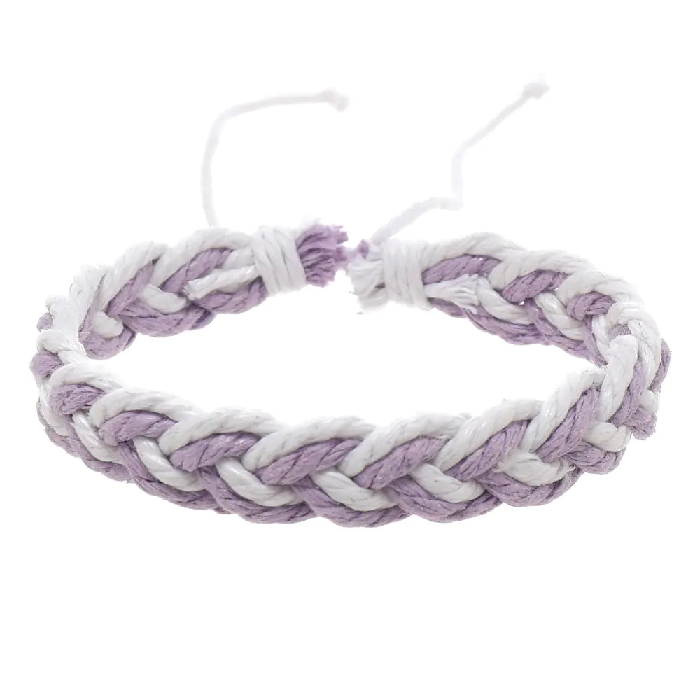 Artisanal Woven Charm Bracelet
