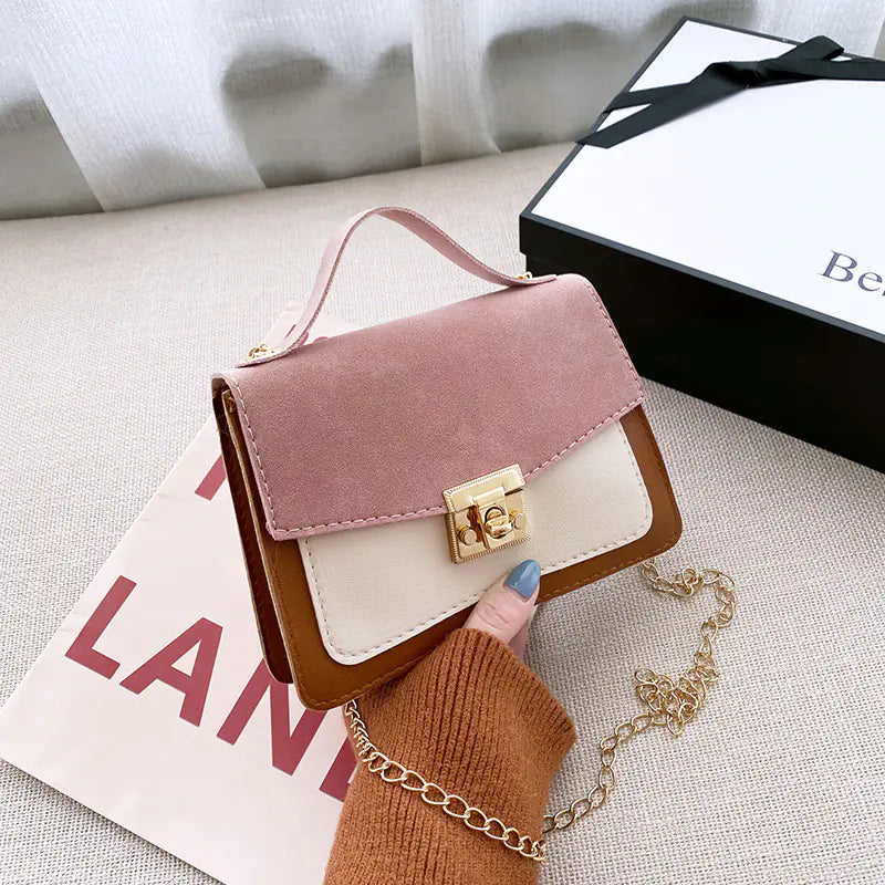 Retro Chic Contrast Bags for Women