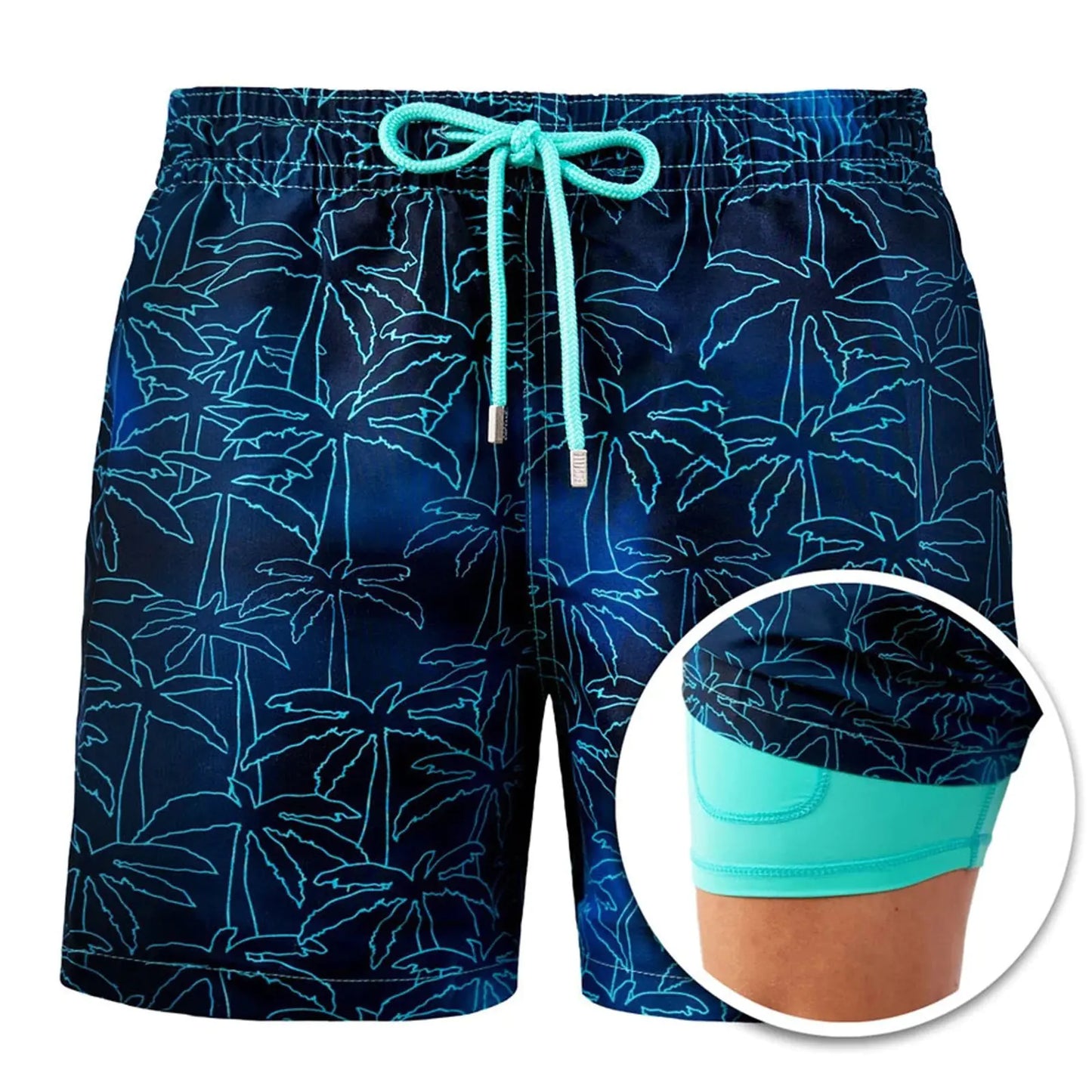 DualPrint Men's Beach & Sport Shorts
