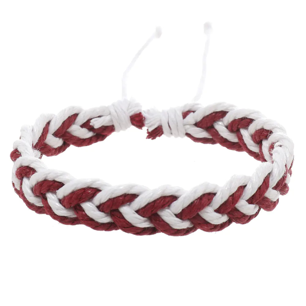 Artisanal Woven Charm Bracelet