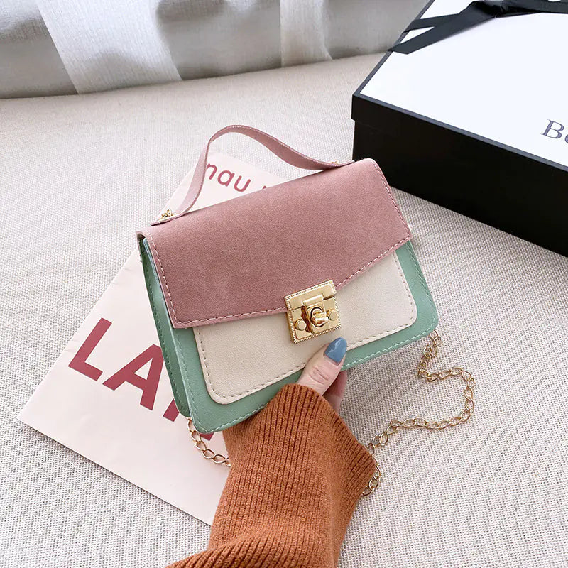 Retro Chic Contrast Bags for Women